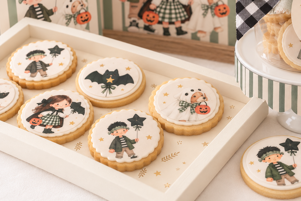 Galletas Halloween en tarro